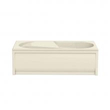 Maax Canada 102945-001-004 - Baccarat 71.5 in. x 35.625 in. Alcove Bathtub with Whirlpool System End Drain in Bone