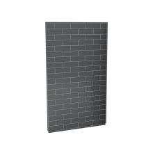 Maax Canada 103411-301-019 - Utile 48 in. x 1.125 in. x 80 in. Direct to Stud Back Wall in Thunder Grey
