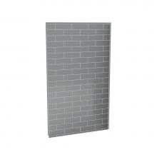 Maax Canada 103411-301-501 - Utile 48 in. x 1.125 in. x 80 in. Direct to Stud Back Wall in Ash Grey