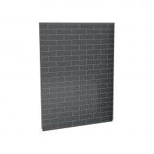Maax Canada 103412-301-019 - Utile 60 in. x 1.125 in. x 80 in. Direct to Stud Back Wall in Thunder Grey