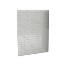 Maax Canada 103412-301-500 - Utile 60 in. x 1.125 in. x 80 in. Direct to Stud Back Wall in Soft Grey
