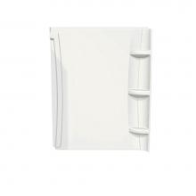 Maax Canada 105070-000-001 - 42 in. x 1.5 in. x 72 in. Direct to Stud Back Wall in White