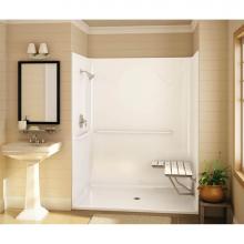 Maax Canada 105089-000-006 - Outlook BFS-6036F 62.75 in. x 39.5 in. x 78.75 in. 1-piece Shower with No Seat, Center Drain in St