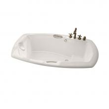 Maax Canada 105312-000-007 - Release 66 in. x 36 in. Drop-in Bathtub with Center Drain in Biscuit