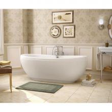 Maax Canada 105463-108-001 - Reverie F 66.5 in. x 36.5 in. Freestanding Bathtub with Aerosens System Center Drain in White