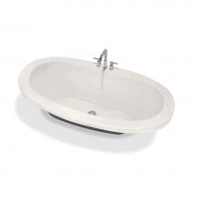 Maax Canada 105515-103-007 - Serenade 66 in. x 36 in. Drop-in Bathtub with Aeroeffect System Center Drain in Biscuit