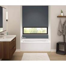 Maax Canada 105548-L-103-001 - Exhibit IFS AFR DTF 59.75 in. x 31.875 in. Alcove Bathtub with Aeroeffect System Left Drain in Whi