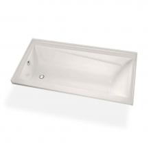 Maax Canada 105550-R-000-007 - Exhibit IF DTF 59.75 in. x 31.875 in. Alcove Bathtub with Right Drain in Biscuit