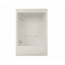 Maax Canada 105620-L-091-007 - Figaro I AFR 59.25 in. x 31.5 in. x 86.375 in. 1-piece Tub Shower with 10 microjets Left Drain in