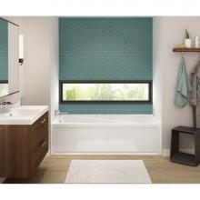 Maax Canada 106225-L-096-001 - Exhibit IFS 71.875 in. x 32 in. Alcove Bathtub with Combined Whirlpool/Aeroeffect System Left Drai