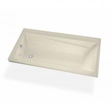 Maax Canada 106227-L-103-004 - Exhibit IF DTF 59.875 in. x 36 in. Alcove Bathtub with Aeroeffect System Left Drain in Bone