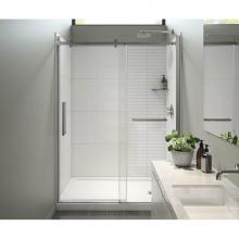 Maax Canada 138956-900-084-000 - Halo Pro Sliding Door with Towel Bar 56.5-59 x 78.75 in. 8 mm