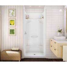 Maax Canada 145024-000-019 - KDS 35.875 in. x 36 in. x 76 in. 4-piece Shower with No Seat, Center Drain in Thunder Grey