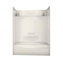 Maax Canada 148006-R-000-007 - Essence TS 59.875 in. x 30 in. x 77.5 in. 4-piece Tub Shower with Right Drain in Biscuit