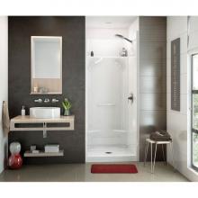 Maax Canada 148018-000-002 - Essence SH 31.875 in. x 32 in. x 76 in. 4-piece Shower with No Seat, Center Drain in White