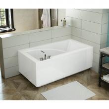 Maax Canada 410007-000-001-101 - ModulR corner right (with armrests) 59.625 in. x 31.875 in. Corner Bathtub with Right Drain in Whi