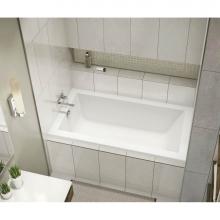 Maax Canada 410022-L-000-001 - ModulR IF (w/o armrests) 59.625 in. x 31.875 in. Alcove Bathtub with Left Drain in White