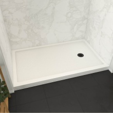 Maax Canada 107932-501-001-002 - Roka 6036 Acrylic Alcove Shower Base in White with Right-Hand Drain