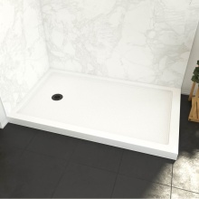 Maax Canada 107960-502-001-001 - Roka 6036 Acrylic Corner in White with Left-Hand Drain