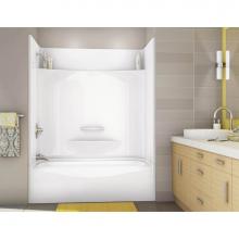 Maax Canada 145006-R-000-007 - KDTS 59.875 in. x 30.125 in. x 77.5 in. 4-piece Tub Shower with Right Drain in Biscuit