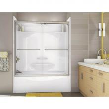 Maax Canada 145007-L-000-007 - KDTS AFR 59.875 in. x 30.125 in. x 79.625 in. 4-piece Tub Shower with Left Drain in Biscuit
