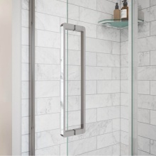 Maax Canada 10068840-282-600 - Specialty Handle for Uptown Pivot and Slider in Chrome and White Marble