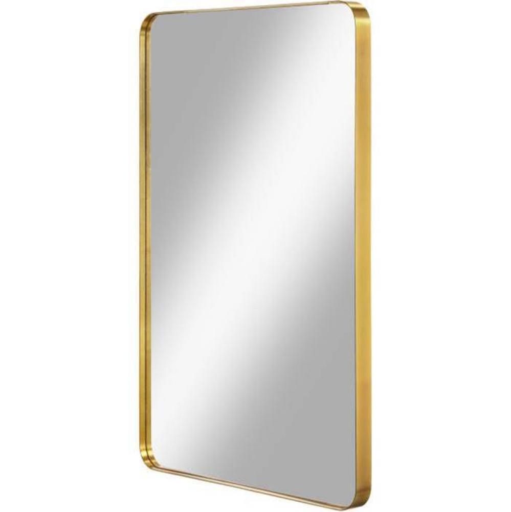 Reflections 24'' Metal Frame Mirror - Brass