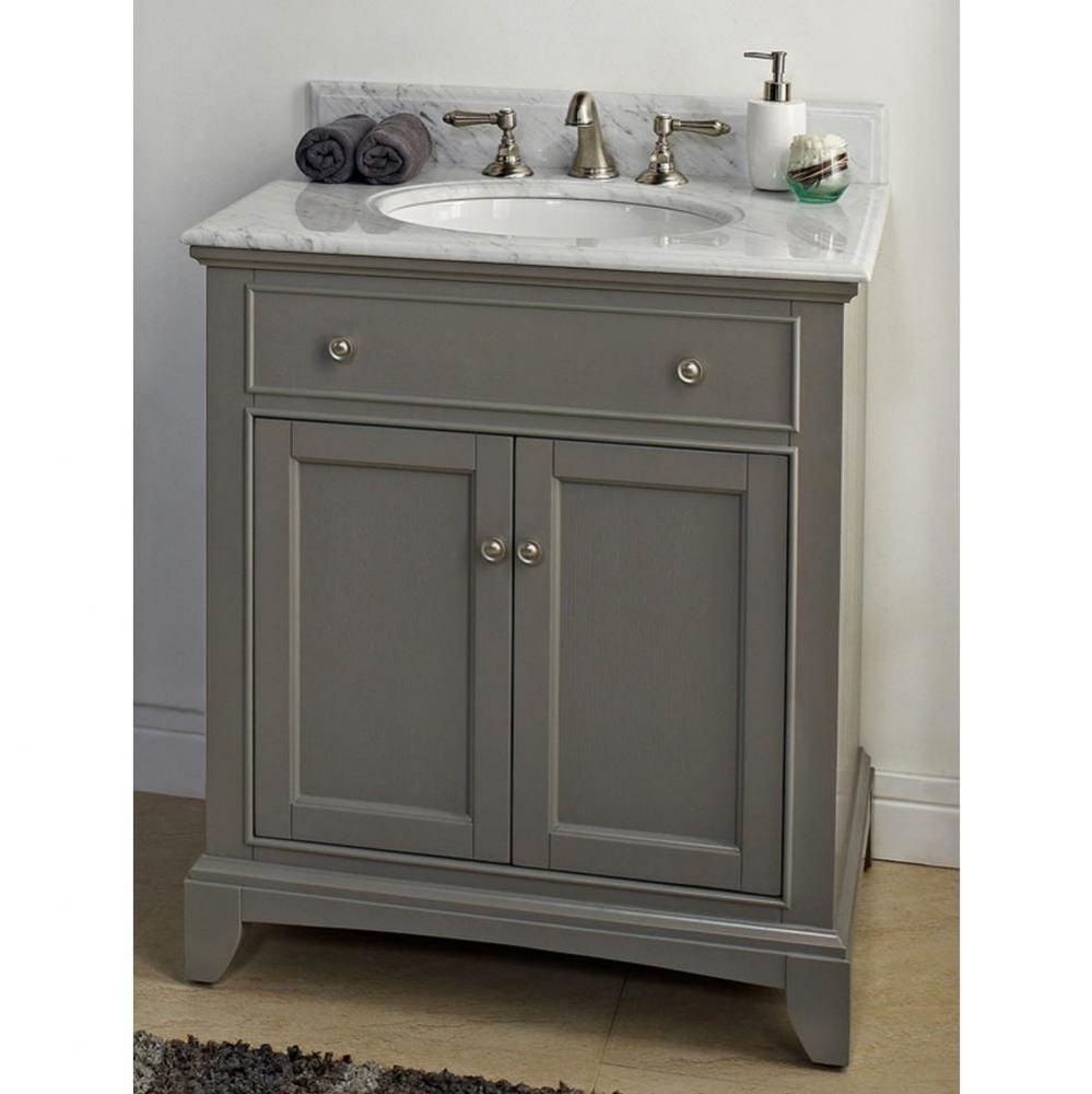 Smithfield 30'' Vanity - Medium Gray