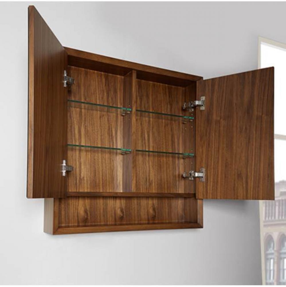 M4 30'' Medicine Cabinet - Natural Walnut