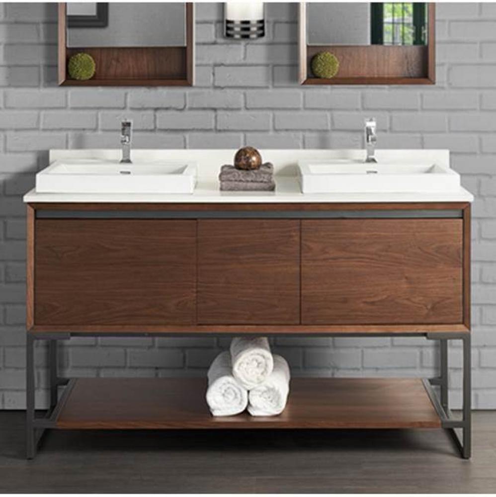 M4 60'' Vanity - Natural Walnut