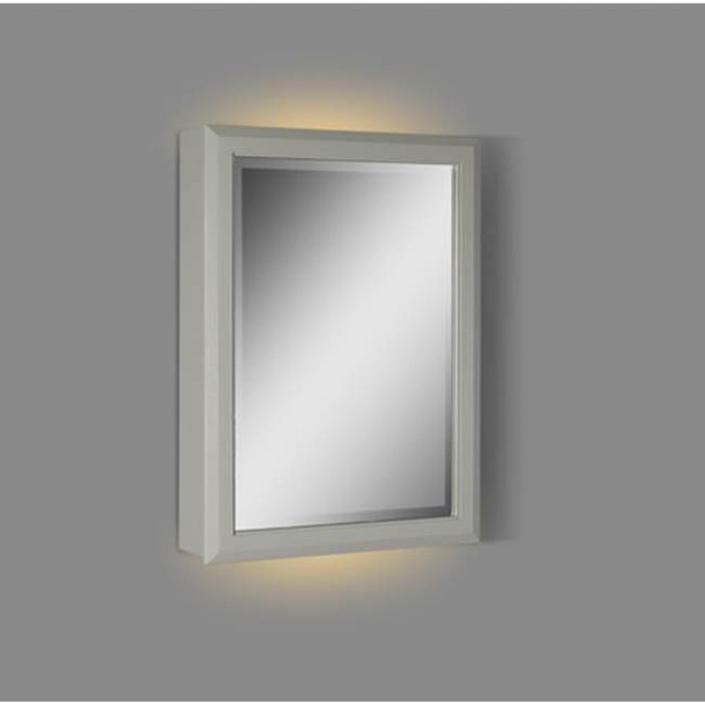 Charlottesville 20'' LED Medicine Cabinet - right -  Light Gray