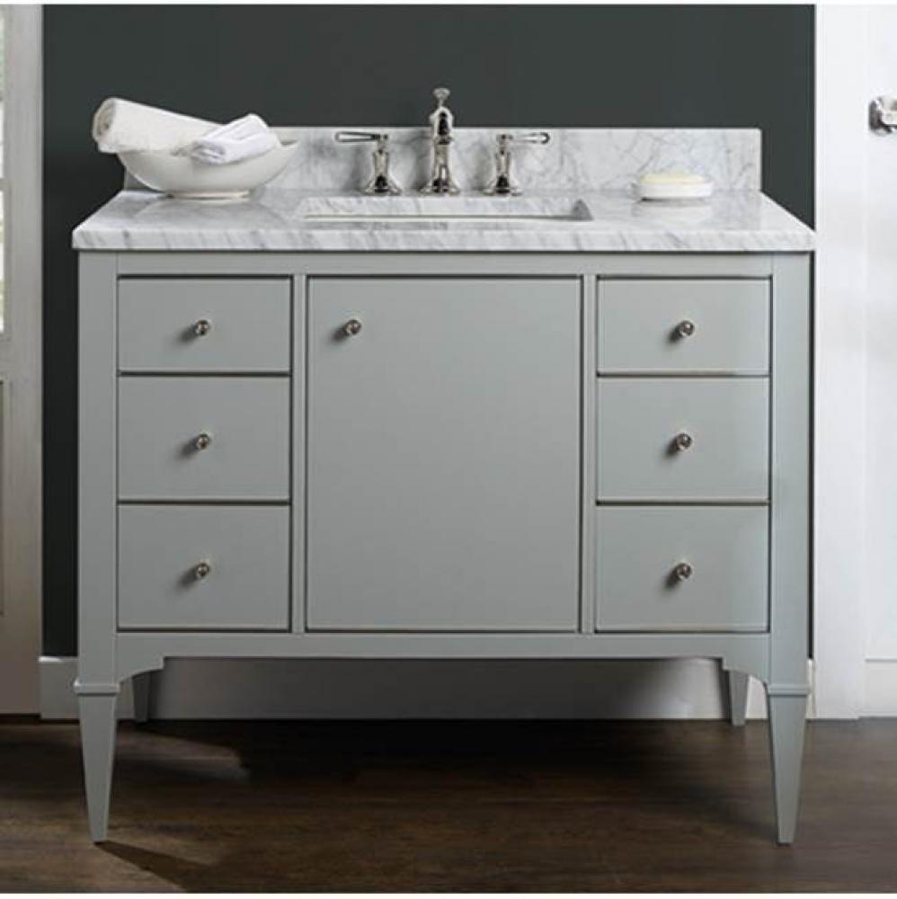 Charlottesville w/Nickel 42'' Vanity - Door - Light