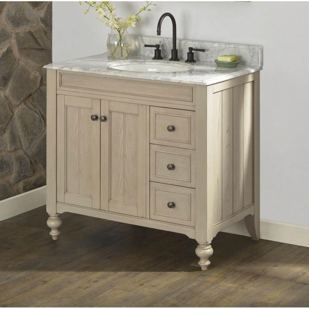 Crosswinds 36'' Vanity Drawer-right - Slate