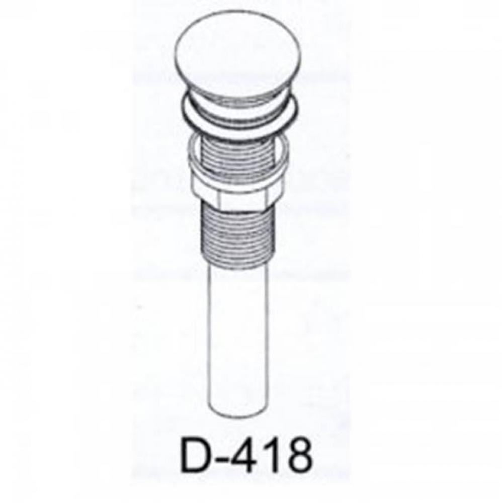 Dome - Lav Drain 63mm - Brushed Nickel