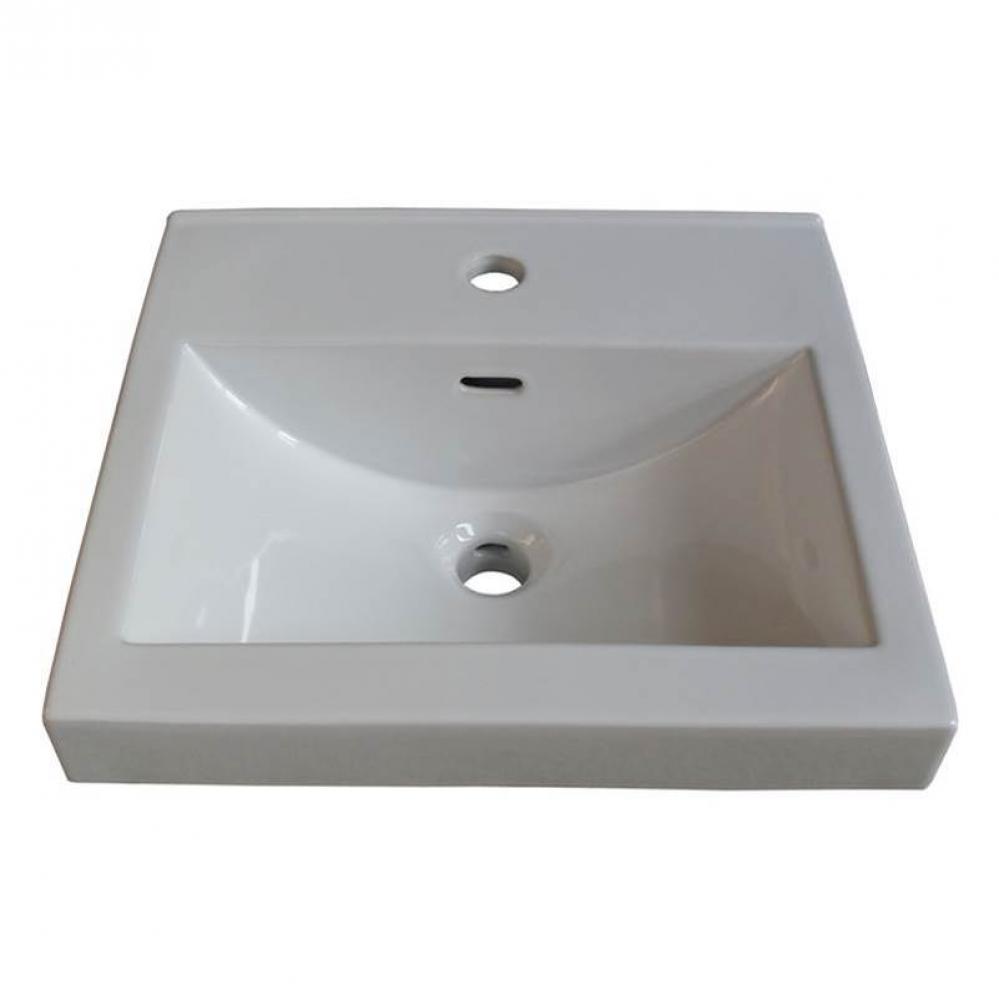 18x16'' White Ceramic Sink