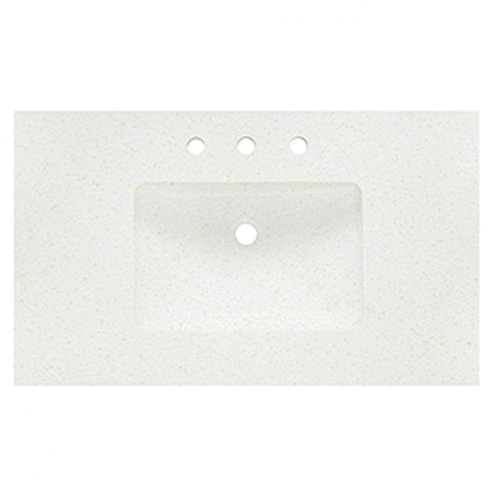 2inch - 36'' Eggshell (EG) Quartz Top - 8''