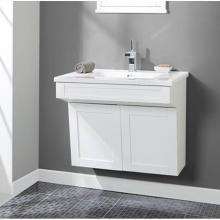 Fairmont Designs Canada 1512-WV3021 - Shaker Americana 30'' Wall Mount Vanity - Polar White