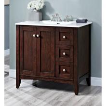 Fairmont Designs Canada 1513-V36R - Shaker Americana 36'' Vanity Drawer-right - Habana Cherry