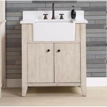 Fairmont Designs Canada 1515-FV30A - River View 30'' Farmhouse Vanity - Toasted Almond