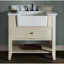 Fairmont Designs Canada 1515-FV36 - River View 36'' Open Shelf Farmhouse Vanity - Toasted Almond