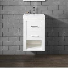 Fairmont Designs Canada 1517-WV1816 - Studio One 18x16'' Wall Mount Vanity - Glossy White