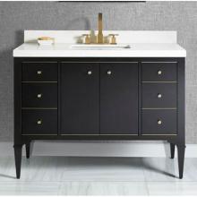 Fairmont Designs Canada 1539-V48A - Charlottesville w/Brass 48'' Vanity - Door - Vintage Black