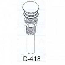 Fairmont Designs Canada D-418-BN - Dome - Lav Drain 63mm - Brushed Nickel