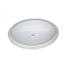 Fairmont Designs Canada S-100WH - White (WH) Oval Ceramic Undermount Sink