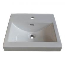Fairmont Designs Canada S-11018W1 - 18x16'' White Ceramic Sink