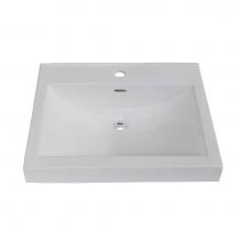 Fairmont Designs Canada S-11021W1 - 22x18'' White Ceramic Sink