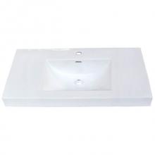 Fairmont Designs Canada S-11036W1 - 36x18'' White Ceramic Sink