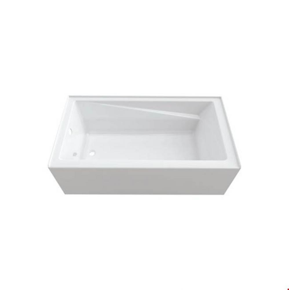 AZEA bathtub 32x60 AFR with Tiling Flange and Skirt, Left drain, Activ-Air, White AZEA3260 BJG AFR