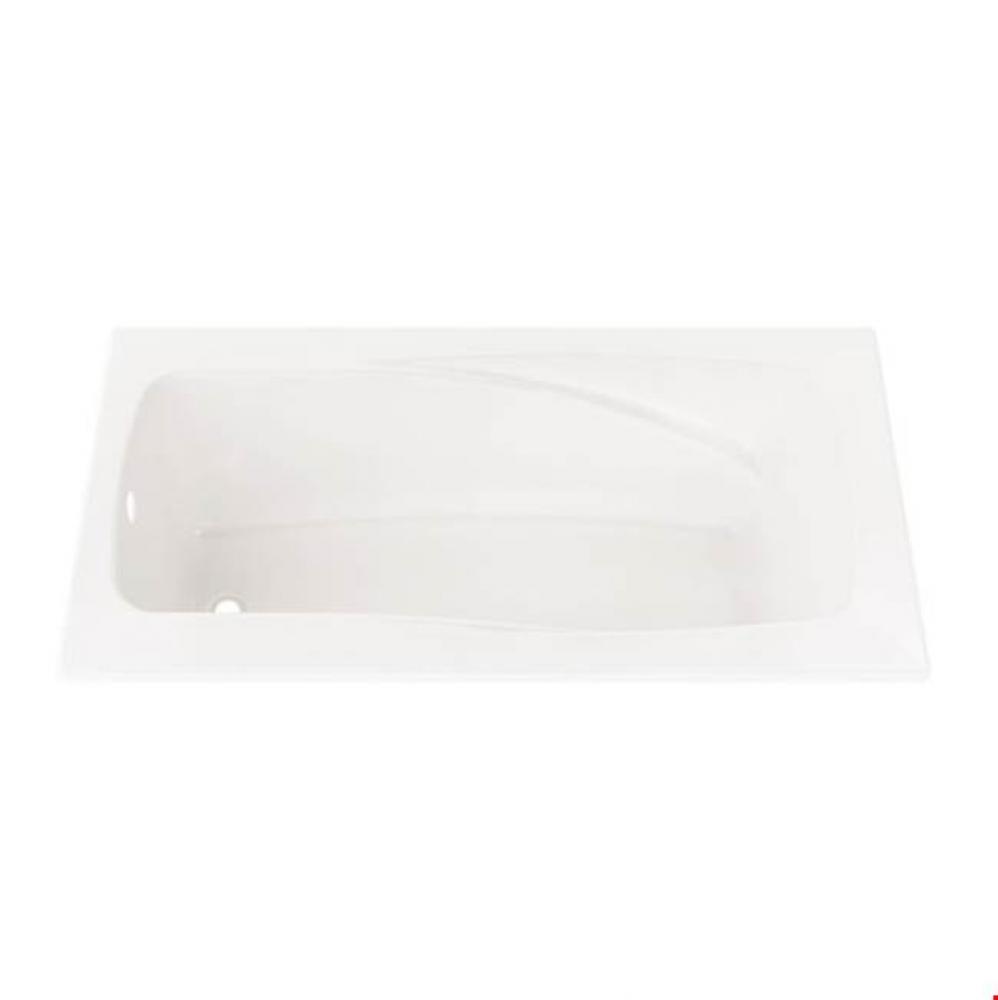 VELONA bathtub 32x60 with Tiling Flange, Left drain, Activ-Air, White VELO3260 BG A
