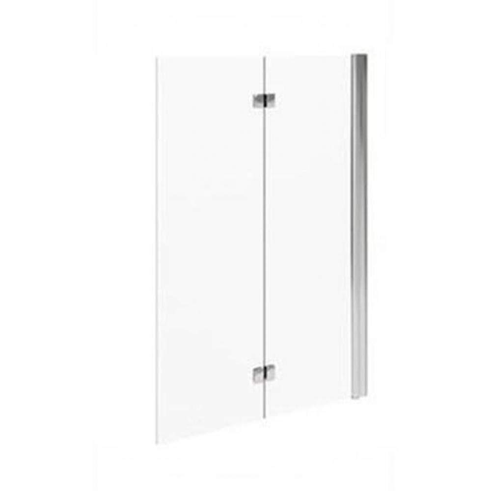 HERENCIA bathtub door, Chrome/Clear HERENCIA